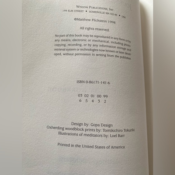 Journey to the Center A Meditation Workbook by Mathew Flickstein. Unused. - Picture 2 of 9